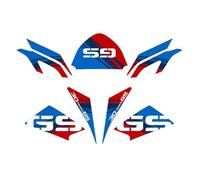 Kit de pegatinas compatible con BMW R 1200 GS 2008-2012 30th Anniversary Style AD-30THA-STD (Motorsport)