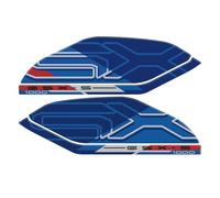 Kit De Pegatinas De Gel para El Lateral del Depósito De Combustible De Motocicleta para Suzuki GSX-S1000GX GSX S1000GX 2024-2025. Pegatina Protector Depósito(Azul)
