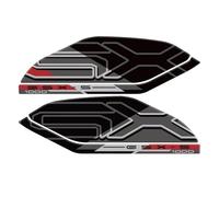 Kit De Pegatinas De Gel para El Lateral del Depósito De Combustible De Motocicleta para Suzuki GSX-S1000GX GSX S1000GX 2024-2025. Pegatina Protector Depósito(Negro)