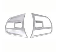 Kit de Pegatinas Decorativas para Botones del Volante de Coche Serie 3 y Serie 4 (Plateadas)