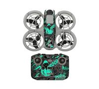 Kit de pegatinas decorativas para DJI NEO PVC Mando a distancia Calcomanía de piel colorida Impermeable anti-arañazos Película protectora Accesorios para drones (type 1)