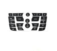 Kit de Pegatinas Decorativas para el Interior del Coche Opel Mokka botón de Control del Aire Acondicionado Radio Multimedia reparación de Botones (C)