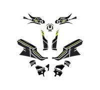 Kit De Pegatinas Para C&FMOTO 800MT Para MT 800 2023 2024 Protector Depósito Para Motocicleta(1 set)
