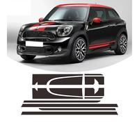 Kit de Pegatinas para el capó, la Cubierta del Motor y el Maletero, con Franjas Laterales, para Mini Cooper S, Paceman R61, Accesorios JCW.