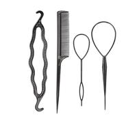 Kit de peine para trenzas francesas, peine de cola para mujer, peine para trenzar el cabello