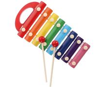 Kit de percusión de xilófono de material de madera duradero selecto Glockenspiel de 8 notas Kit De Glockenspiel Profesional