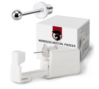 KIT de perforador Pistola desechable estéril para hacer aretes con hisopos con alcohol y marcador fácil de usar en casa Adecuado para mujeres y hombres para oreja y hélice WARRIOR 6 piezas