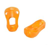 Kit de perilla acrílica con juntas de tornillo de bloqueo y rodamientos diseñados para carretes de cebo modificados DAIWA para mejorar el rendimiento del carrete (amarillo)