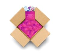 Kit de período portátil: bolsa esencial para adolescentes en la escuela, viajes y uso diario, ideal para padres, escuelas, iglesias, negocios y actividades de divulgación sin hogar, color rosa (kit