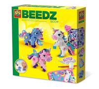 Kit de perlas a planchar 3D SES Creative Beedz Unicornios Multicolor con Brillo