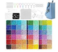 Kit de perlas de derretimiento genérico | Set de ocio creativo hecho a mano - Kit Pixel Art y Artesanía - para, adolescentes y adultos - Proyectos de vacaciones escolares, Actividad familiar, Juego