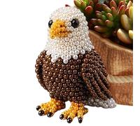 Kit de perlas de pájaros DIY, juego de manualidades de perlas hechas a mano | Juego de cuentas de animales artesanales para el hogar, oficina, estantería, decoración, mochila, abalorios