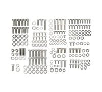 Kit de perno hexadecimal de bloque pequeño Kit de acero inoxidable premium Alta resistencia a alta resistencia duradera para bloqueo pequeño 265 283 305 327 350 400 Conjunto