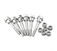 Kit de perno y tuerca de corte de acero inoxidable para soplador de nieve modelo 588077501 que reemplaza 580790401 588077502 Asamblea de pasador de accionamiento de barrena resistente para reparación