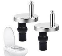 Kit de pernos de bisagra para asiento de inodoro: tornillos para asiento de inodoro, sujetadores de bisagra de acero inoxidable, kit de conector resistente a la corrosión, componente de reemplazo de a