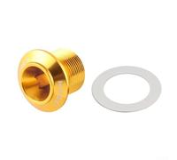 Kit de pernos de manivela autoextraíbles M30 para SRAM para DUB, juego de tapa y juntas de aleación de aluminio, opciones de reparación de bicicletas (dorado)