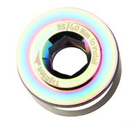 Kit de pernos de manivela de aleación de aluminio de 30 mm para bicicleta de carretera ROTOR con juego de juntas (perno de color)