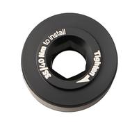 Kit de pernos de manivela de aleación de aluminio de 30 mm para bicicleta de carretera ROTOR con juego de juntas (perno negro)