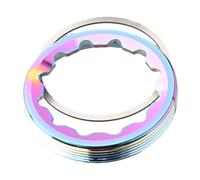Kit de pernos de manivela de aleación de aluminio de 30 mm para bicicleta de carretera ROTOR con juego de juntas (cubierta de color)