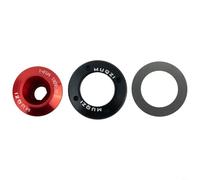 Kit de pernos de manivela de aleación de aluminio M30 para SRAM para DUB, autoextraíbles, incluye todos los componentes perno, tuerca, junta para un uso fácil (rojo)