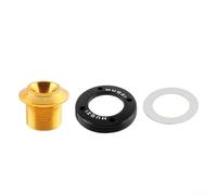 Kit de pernos de manivela de aleación de aluminio M30 para SRAM para DUB, autoextraíbles, incluye todos los componentes perno, tuerca, junta para un uso fácil (dorado)