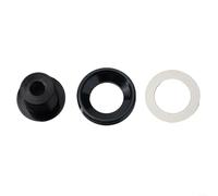 Kit de pernos de manivela de aleación de aluminio M30 para SRAM para DUB, diseño autoextraíble, incluye tornillo, tuerca y junta para una fácil instalación (negro)