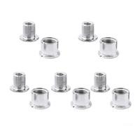 Kit de pernos de plato de acero, 5 pares de tornillos de biela con diseño roscado M8 para un rendimiento robusto (B)