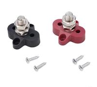 Kit de pernos de terminal de acero inoxidable con base reforzada de fibra de vidrio para distribución de energía de 48 V CC en RV, camión, barco, lancha rápida y