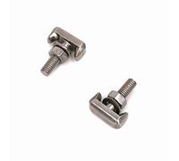 Kit de pernos en T de terminal de batería 19116852 64740 tornillo tensor de cable de batería, paquete de 2 tornillos para GMC Chevrolet BMW, reemplaza 6X0-915-138 6X0915138 61128373946 (2 piezas)