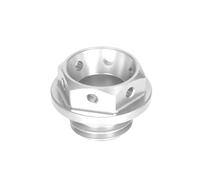 Kit de pernos Para X-ADV 750 Super Cub 125 Para Transalp Para Motor De Motocicleta Vigor 650 Llenado De Aceite Tornillo Tapa Del Cárter Tapón De Combustible(Plata)
