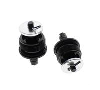 Kit de pernos Para YZF R3 R25 YZF-R3 YZF-R25 Tapa De Horquilla De 37mm Ajustadores De Precarga De Motocicleta Amortiguador Pernos De Horquilla(Negro)