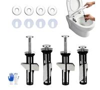 Kit de pernos sujeción for asiento inodoro alta resistencia, pernos bloqueo sujetadores acero inoxidable con arandelas tuercas, reemplazo inodoro universales fácil instalación for montaje(2set)