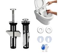 Kit de pernos sujeción for asiento inodoro alta resistencia, pernos bloqueo sujetadores acero inoxidable con arandelas tuercas, reemplazo inodoro universales fácil instalación for montaje(1set)