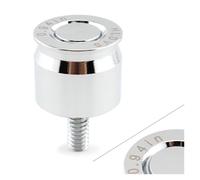 Kit de pernos y tuercas for guardabarros trasero de motocicleta M6, cubierta de perilla de montaje for Sportster Street Glide Road King Softail Dyna 96-15(Silver)