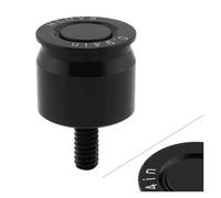 Kit de pernos y tuercas for guardabarros trasero de motocicleta M6, cubierta de perilla de montaje for Sportster Street Glide Road King Softail Dyna 96-15(Black)