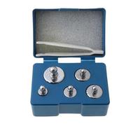 Kit de pesas de calibración: peso de calibración de precisión 5 gramos, calibración de escala digital precisa | Juego de calibración de acero inoxidable con 5g, 10g, 20g, 50 g para laboratorio,
