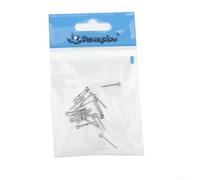 Kit de pesca de cebo de pesca de 20 piezas para pescadores de carpas que utilizan boilies para gusanos con construcción de metal de doble lengüeta de 15 mm para estabilidad de aparejos