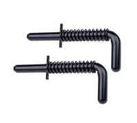 Kit de pestillo de puerta de remolque diseñado para remolques utilitarios de transporte para mantener un cierre apretado durante el transporte (2)