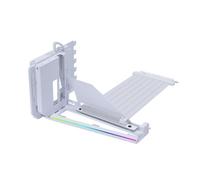 Kit de pie Vertical GPU Compatible LIANLI PCIe 5.0, LL-VG4-5-V4W, Blanco, Cable de 200 mm (7,9 Pulgadas), función de iluminación ARGB incorporada, Distribuidor Autorizado en Japón