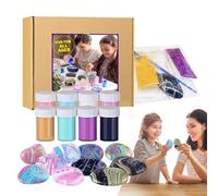 Kit de piedras de jardín - Juego de pintura luminosa de roca, piedras impermeables resistentes a la intemperie, actividades creativas de manualidades para fiestas infantiles, arte y decoración de