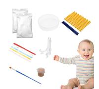 Kit de pies de bebé, de manos y pies de bebé, arte de memoria para guardería, adorno de impresión de manos y pies, kit de arte para manualidades, recuerdo decorativo para bebé