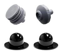 Kit de pieza de piscina de suelo con rejilla de filtro de salida y boquilla de entrada y tapón de enchufe de piscina para circulación de agua, filtro de salida de piscina, accesorios de piscina de