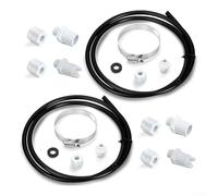 Kit de piezas de alimentador de clorador para CL200 CL220, incluye manguera de tubo, montaje de sillín, acoplamiento de entrada, alimentador de gas, reparación de purificación de piscina, 19 piezas