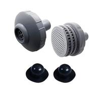 Kit de piezas de piscina de suelo con rejilla de filtro de salida y boquilla de entrada y tapón de tapón de piscina para 25022E 1500 2000, juego de conexión de manguera de succión, adaptador de