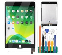 Kit de piezas de reparación de matriz de panel de vidrio para iPad Mini 4 7.9 2015 A1538 A1550 LCD de pantalla táctil digitalizador de montaje completo de panel de vidrio (negro)