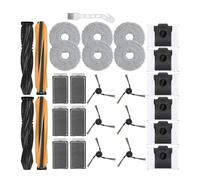 Kit de piezas de repuesto, compatible con Dreame X50 Ultra/X50 Master/L50 Pro Ultra/L40S Pro Ultra, cepillo principal, cepillo lateral, filtro, paño for fregona, bolsa for polvo(26PCS)