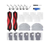 Kit de Piezas de Repuesto, Compatible con las Aspiradoras Robot para Q7 M5+ y Q7 L5+. Incluye 2 Cepillos Principales y 6 Cepillos Laterales.