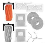 Kit de piezas de repuesto para aspiradora con cepillos, filtros, paños de fregona y bolsas de polvo para DJI y para ROMO S A P Series para una instalación suave y un cuidado eficaz del piso (A)