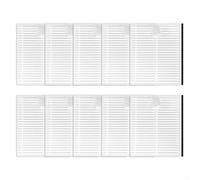 Kit de piezas de repuesto para aspiradora Hoover HG4 Pro, incluye cepillo de rodillo, 10 cepillos laterales, 10 filtros y 10 paños de fregona para una limpieza eficiente del piso del hogar (C)