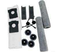 Kit de piezas de repuesto para aspiradora Mova Z50 para aspiradora robot Ultra / Z5 / Z50 Pro - Incluye 2 cepillos de rodillo, 2 cepillos laterales, 2 bolsas de polvo, 2 filtros y 4 trapeadores